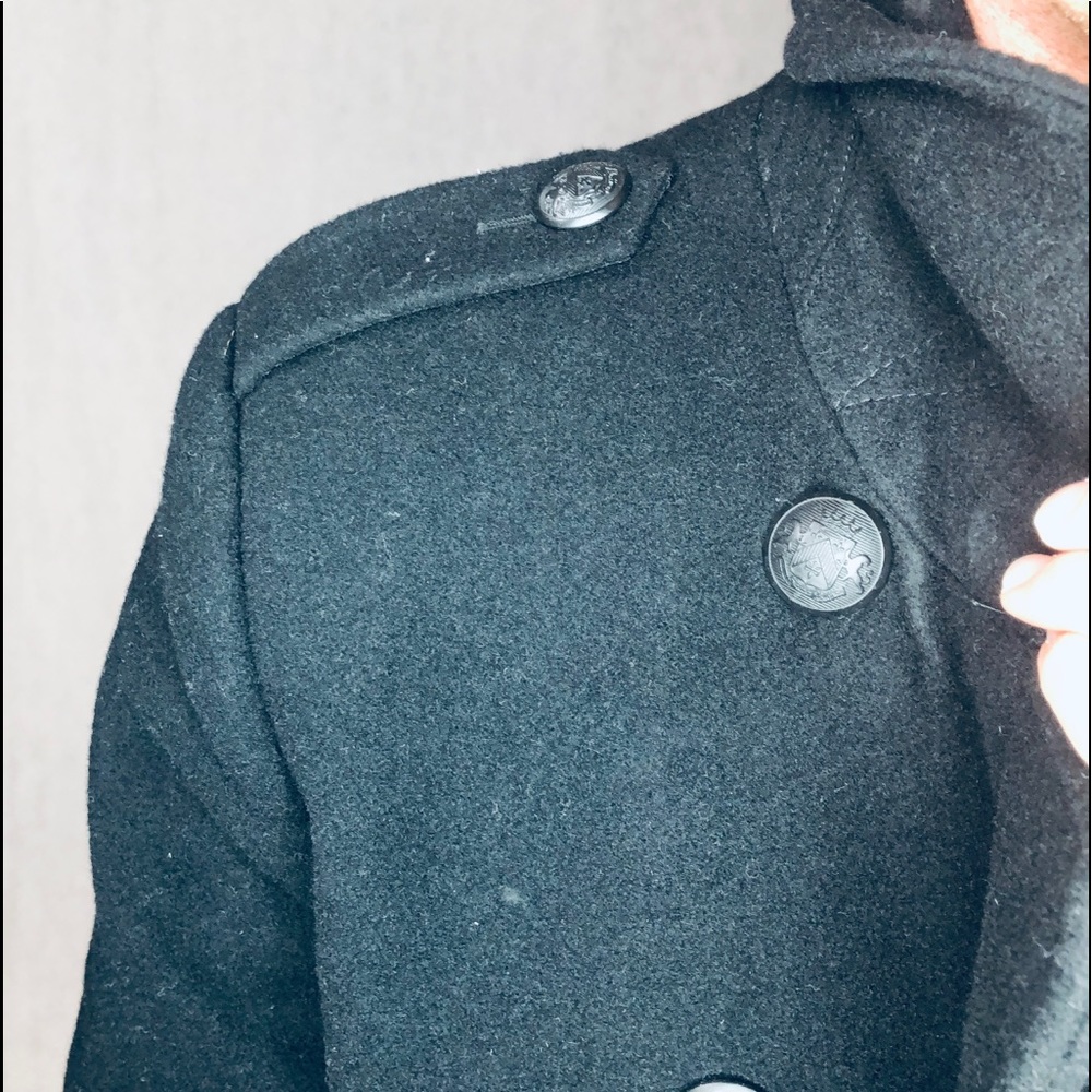 Express mens military Style coat size medium. - Picture 4 of 10